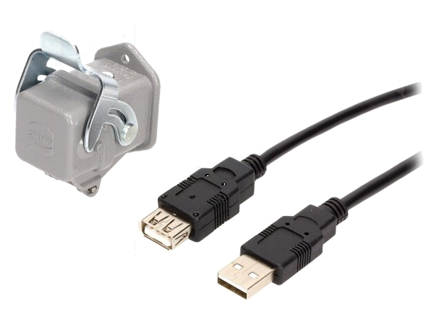 Kabel-adapter; USB-A aansluiting,USB-A-stekker; 1310; USB 2.0 Kabel-adapter; USB-A aansluiting,USB-A-stekker; 1310; USB 2.0